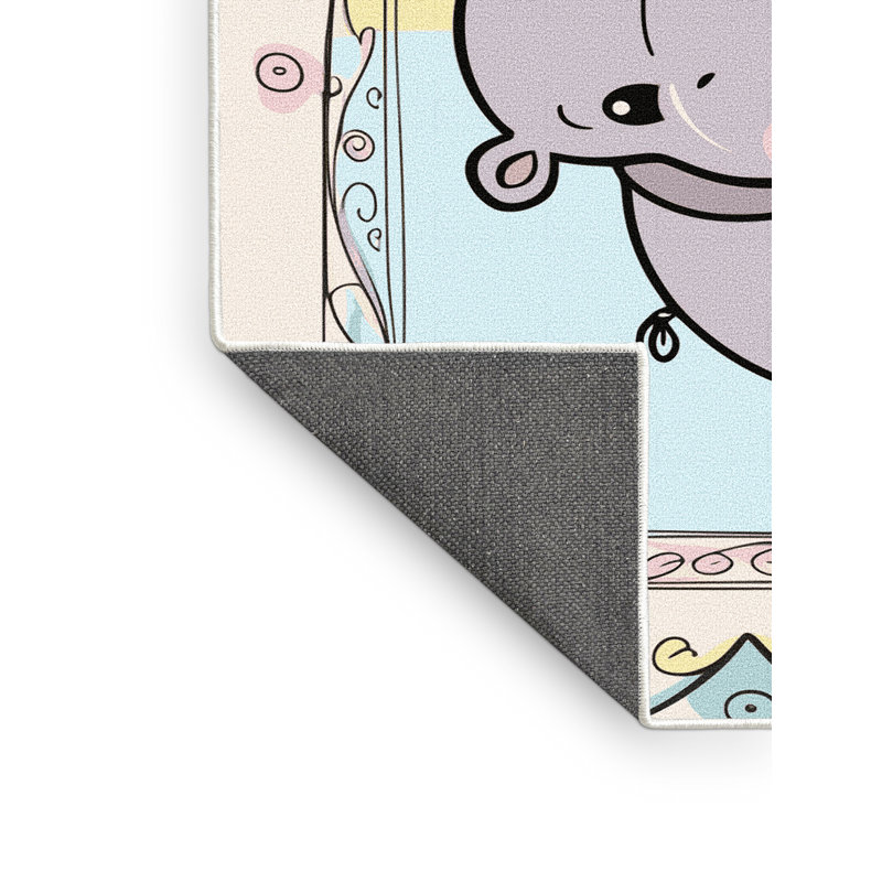 Tapis pour enfants East Urban Home, Rectangulaire 2 pi x 3 pi