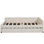 Lit plateforme double tapissier avec USB et lit gigogne simple