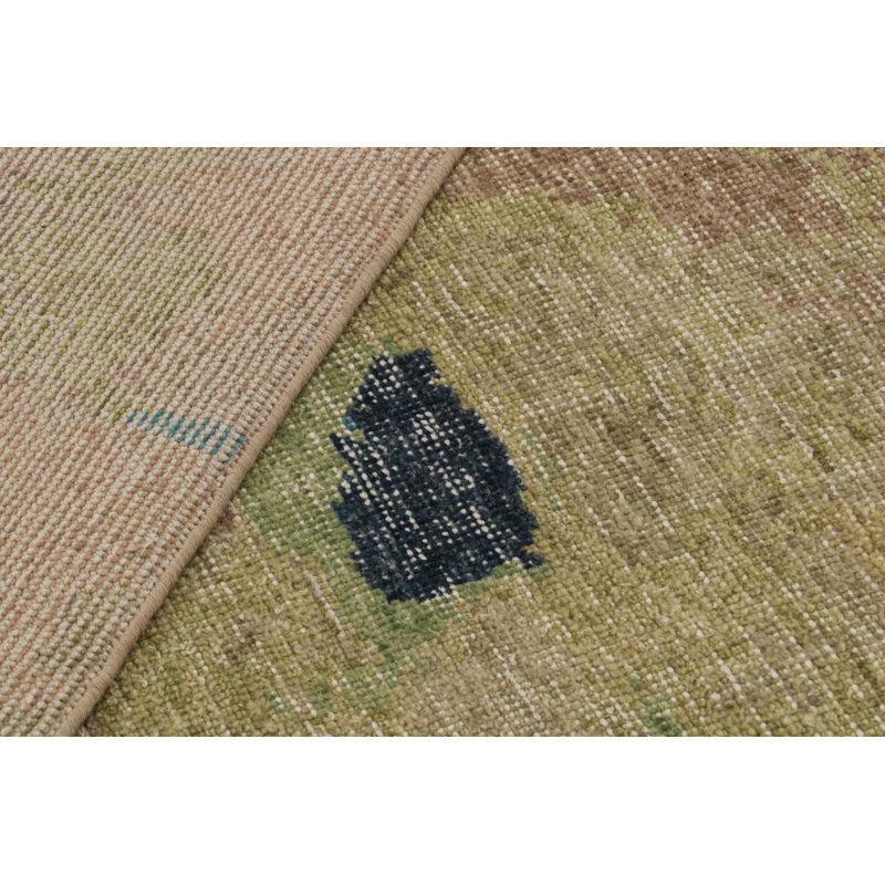 Homage Hand Knotted Wool Geometric Area Rug, Rectangle 10' x 14'