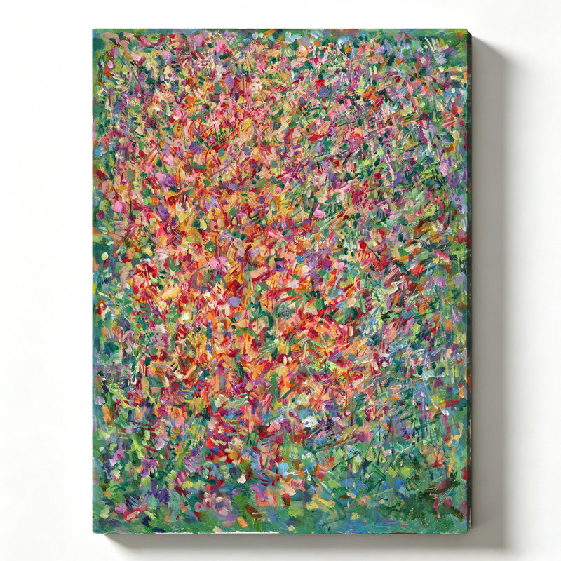 Tableau abstrait sur toile « Reflets paisibles », H 24 po x l 36 po, Gallery Wrapped