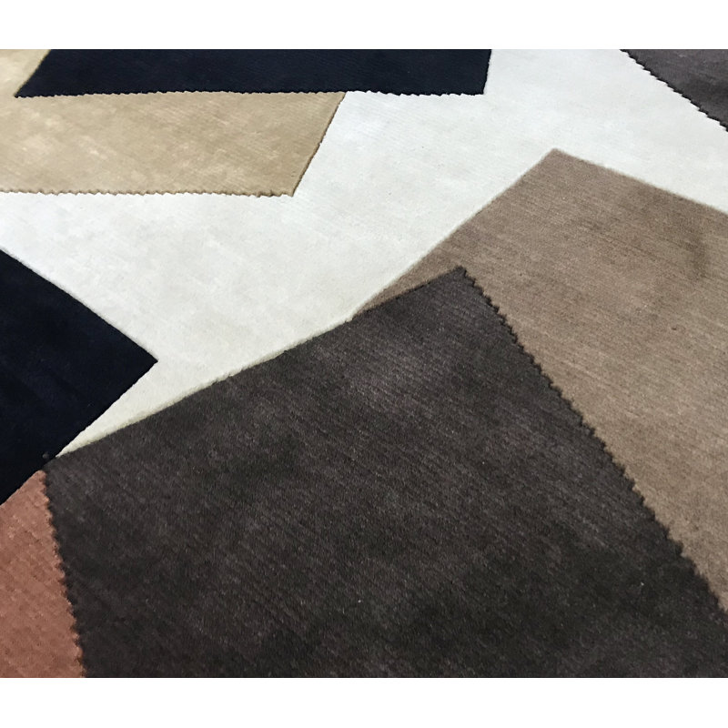 Hand-Knotted High-Quality Multi-Colored Area Rug