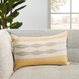 Housse et insert de coussin rectangulaire en coton Torres
