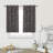 Gold Star Foil Print Room Darkening Thermal Insulated Grommet Curtain Panels (Set Of 2)-1491217693-1491217687