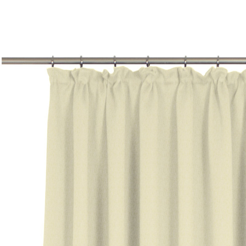 Sunday Semi Sheer Curtain, 142cm Width x 295cm Drop, Cream