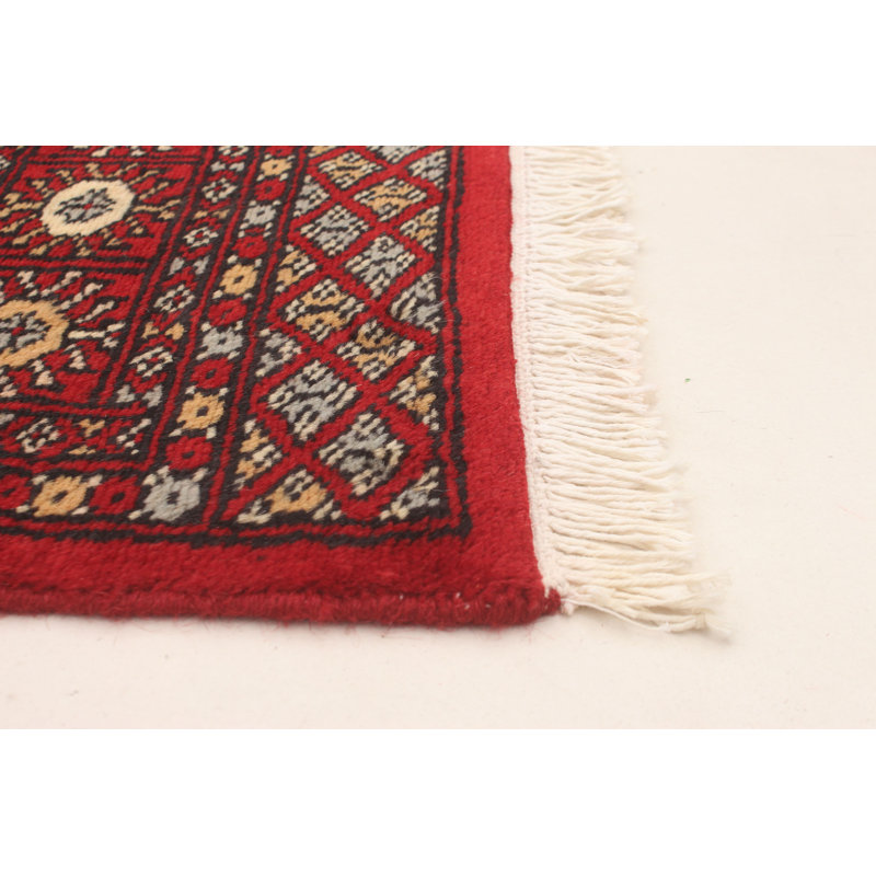 Tapis unique en laine noué à la main nouvel âge 3 pi 1 po x 5 pi 1 po Peshawar