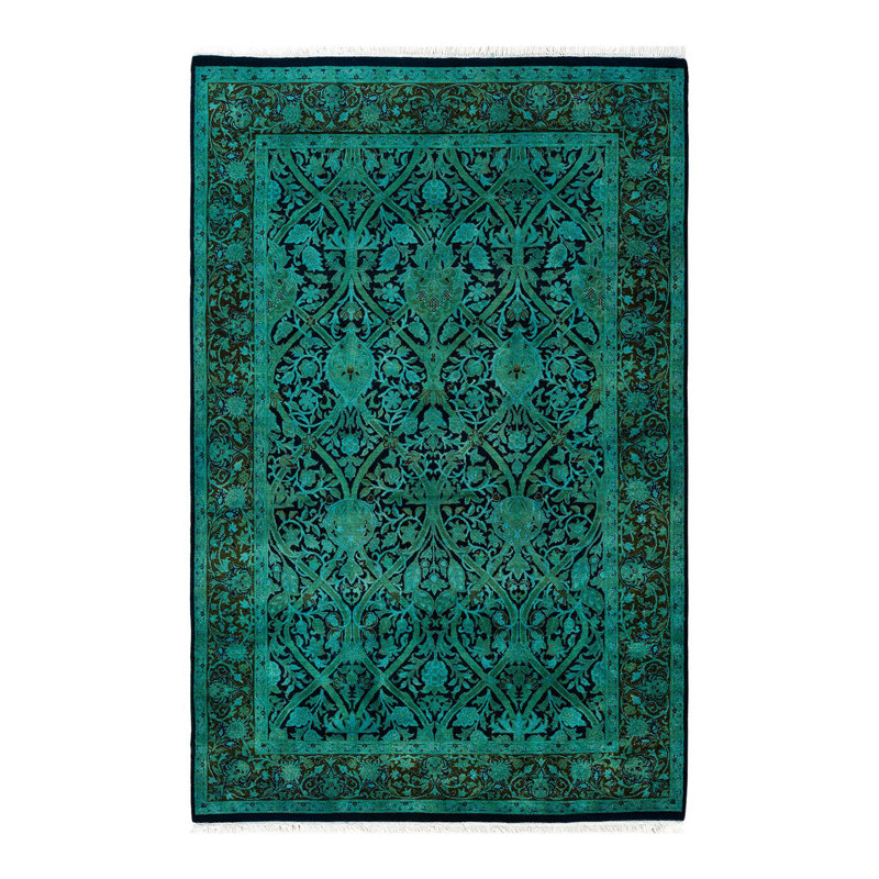 Onega One-of-a-Kind 4' 2" X 6' 4" Hand Knotted Area Rug