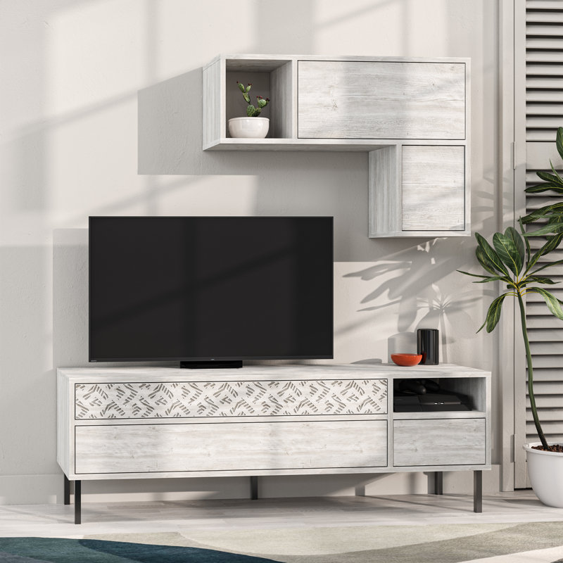 Hornice TV Stand for TVs up to 50", Ancient White