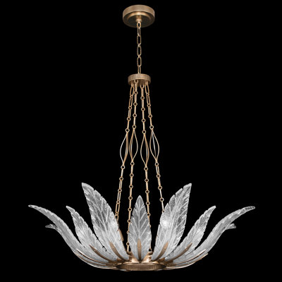 Luminaire suspendu rond 39 po Plume