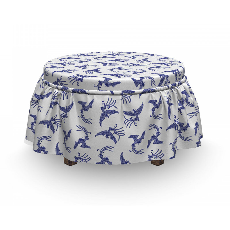 Housse pour repose-pieds motif de rénaissance
