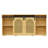 Farmhouse Wood Buffet Sideboard With 2 Rattan Sliding Doors Multi-functional Storage Cabinet With Shelves-770733404