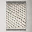 Benjamin Hand Knotted Natural/Black Area Rug-1672175789