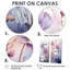 Mauve et fleurs mystiques II - art mural moderne 2 panneaux-1895308542-1895308543-1895308535