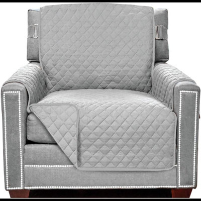 Microfiber Box Cushion Wingback Slipcover
