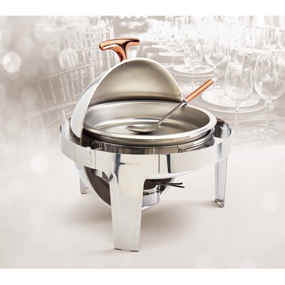 Celebrations 6.3 Qt. Round Stainless Steel Chafing Dish 5 Piece -  Denmark, TTU-14889-EC