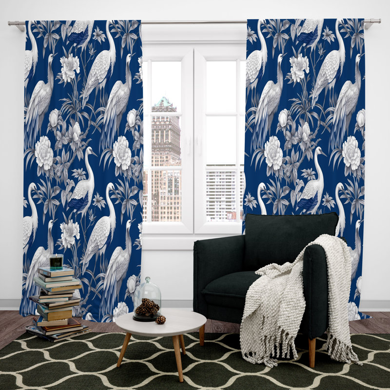 Paire de rideaux obscurcissant en polyester Narka, L 20 po x L 82 po