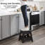 32 cm Folding Step Stool, Non-Slip Surface Portable Foldable Stool With Carry Handle-1780303277