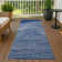Machine Washable Indoor/Outdoor Bourkelands ACN2350 Stripes Rug