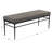 Ninette Linen And Metal Bench-1754265576