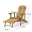 Chaise Adirondack en bois massif Sirkanungo-1929370118
