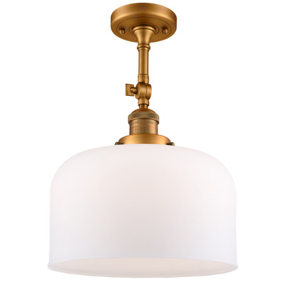 Plafonnier semi-encastré 1 lumière 12 po Temescal