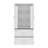 Tall Bathroom Storage Cabinet With Two Doors And Two Drawers, Adjustable Shelf Design-211704210