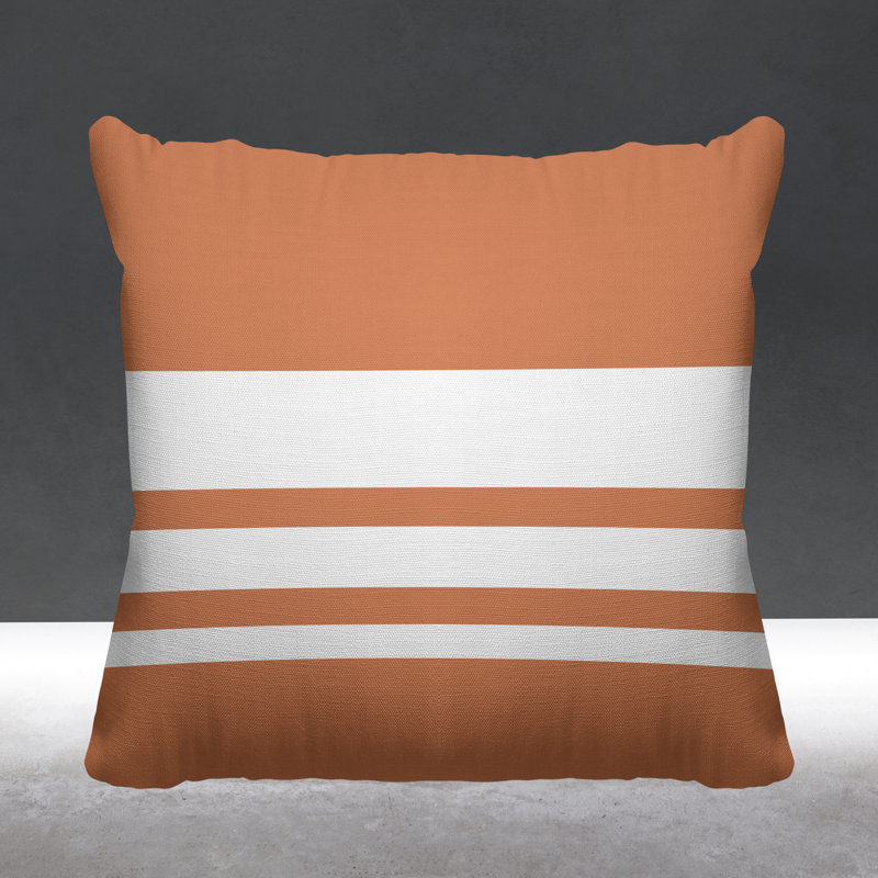Coussin décoratif intérieur / extérieur Arundel, L 15 po x H 15 po, Chair