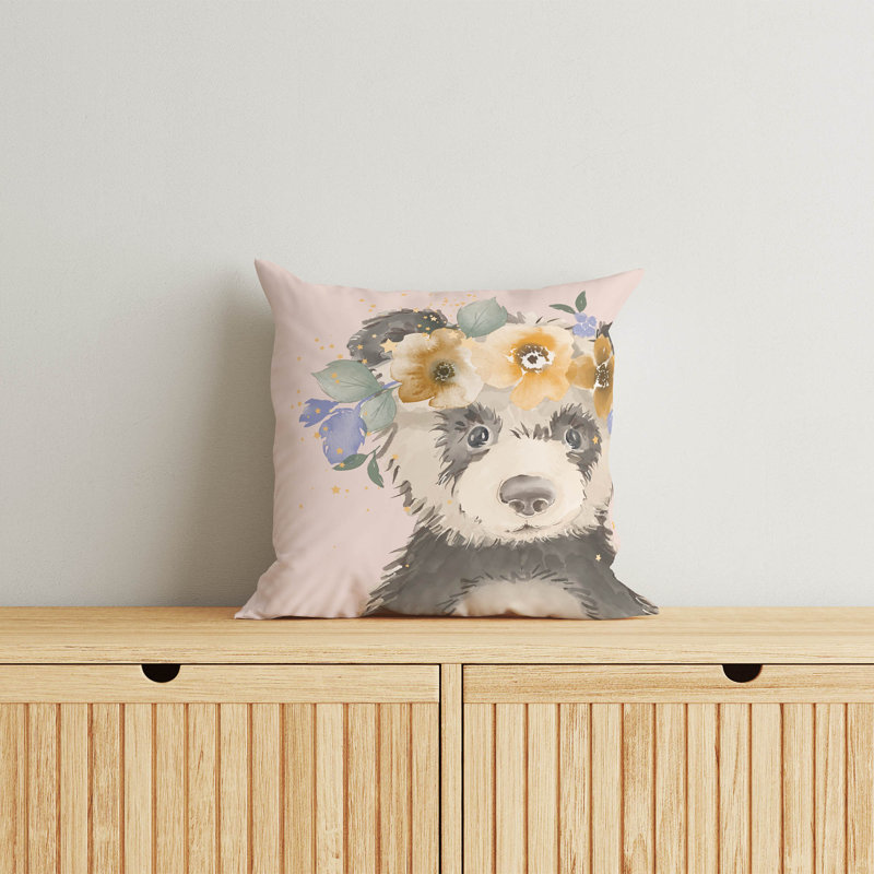 Coussin Panda, H 20 po x l 20 po