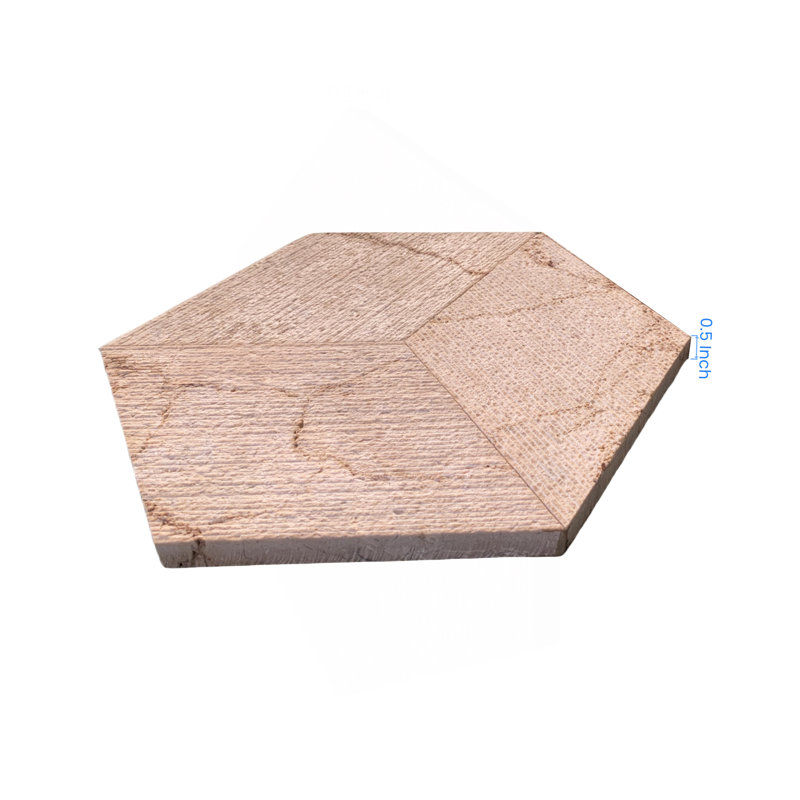 Marbre / carrelage, Beige / or