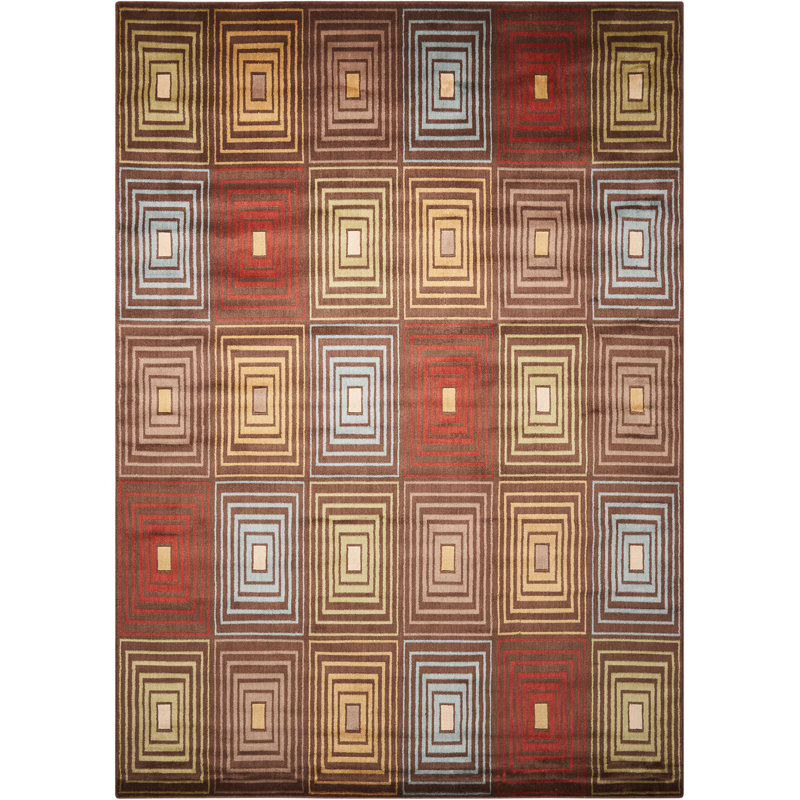 Tapis brun Candee, Rectangle 7 pi 9 po x 10 pi 10 po