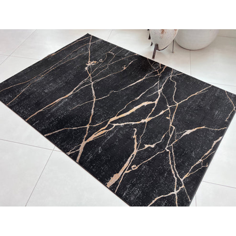 Tapis rectangulaire en mijat avec envers antidérapant, Rectangle 5 pi 4 po x 7 pi 8 po