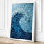 Mosaic Wave Abstract - Wrapped Canvas-1625837981-1625837991