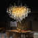 Akari Tree Branch Teardrop Chandelier Lighting, D24"