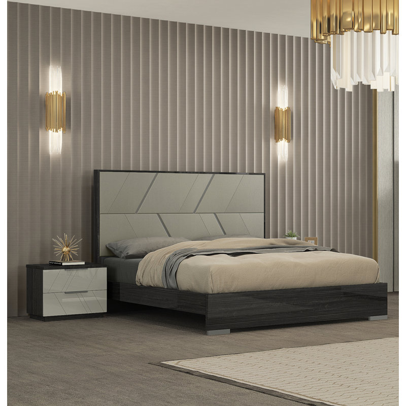 Ensemble de chambre avec lit plateforme 8 pièces Baillie, Très grand