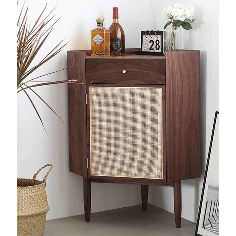 Armoire d'appoint moderne et multifonctionnelle, Brun