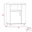 Armoire à micro-ondes à 4 tablettes avec roulettes blanc-1669212005