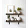 Emerald Lee 2 Piece Oak Bracket Shelf