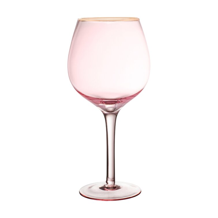 Hot Hot Pink Colored Wine Glass Set of 4 - Shop Now – glasshauseco