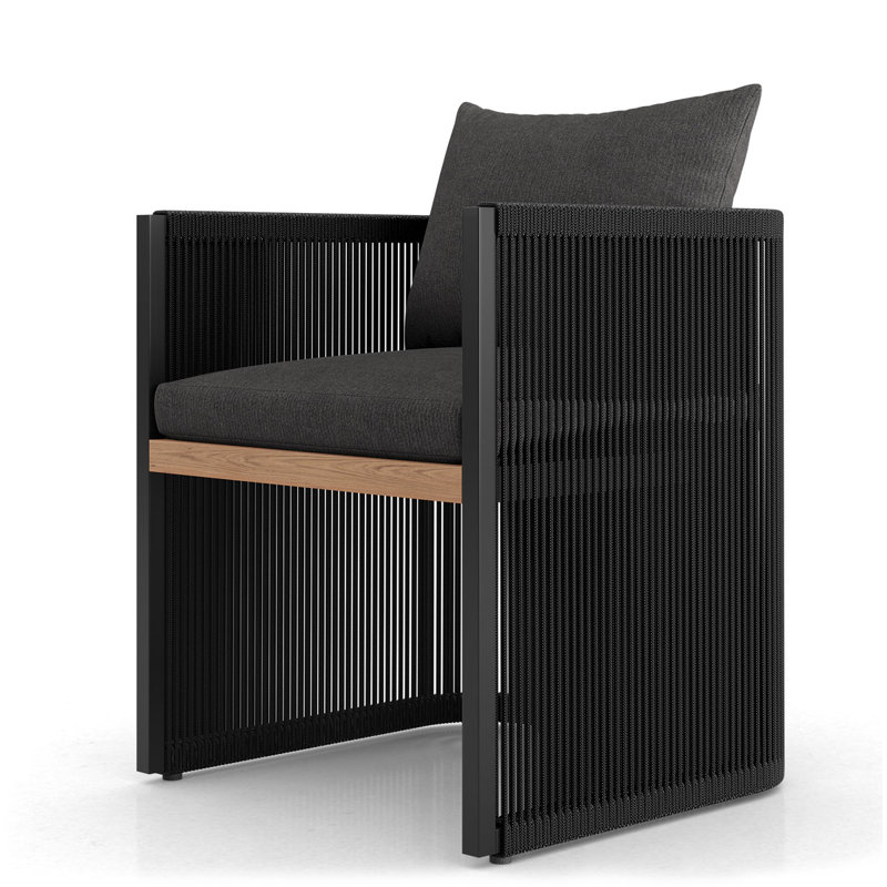 Clifton Dining Chair In Peppercorn Fabric