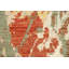 Tapis oriental contemporain abstrait à motif végétal noué à la main 6 x 9