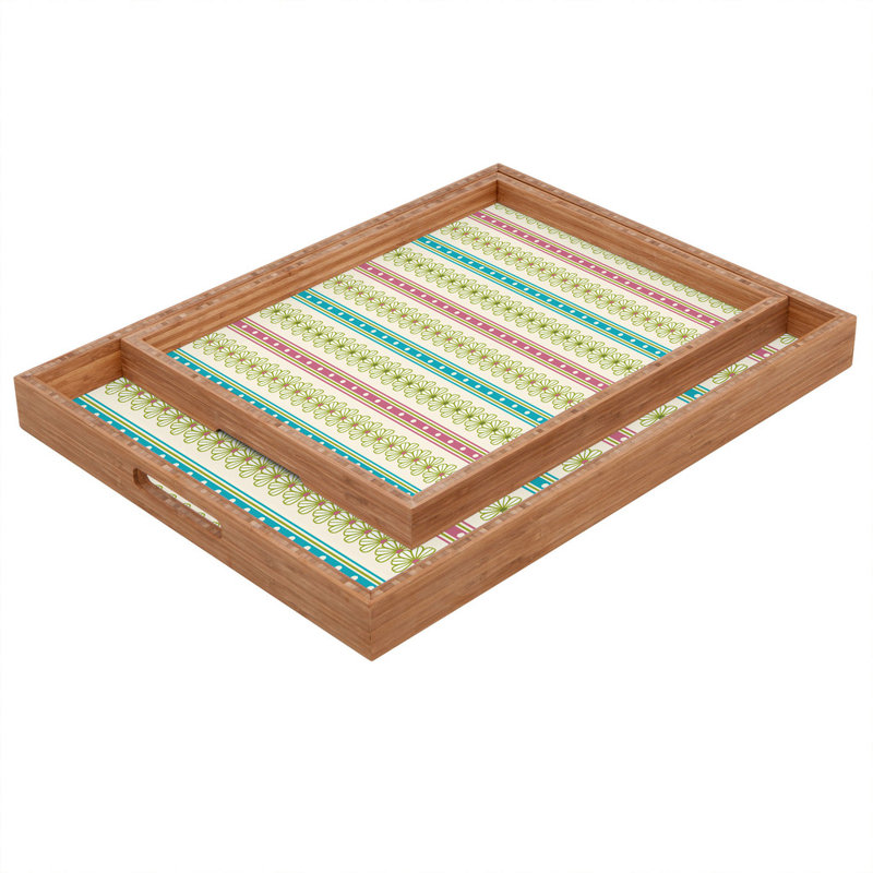 Plateau de service, H 1,75 po x l 18 po x P 14 po