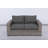 Kaiser 67'' Wide Metal Loveseat with Cushions-98192976
