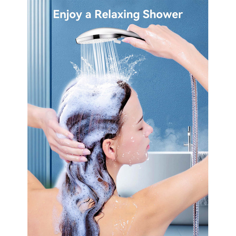 Handheld Shower Head, Silver