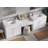 103'' Double Bathroom Vanity with Quartz Top-879317160