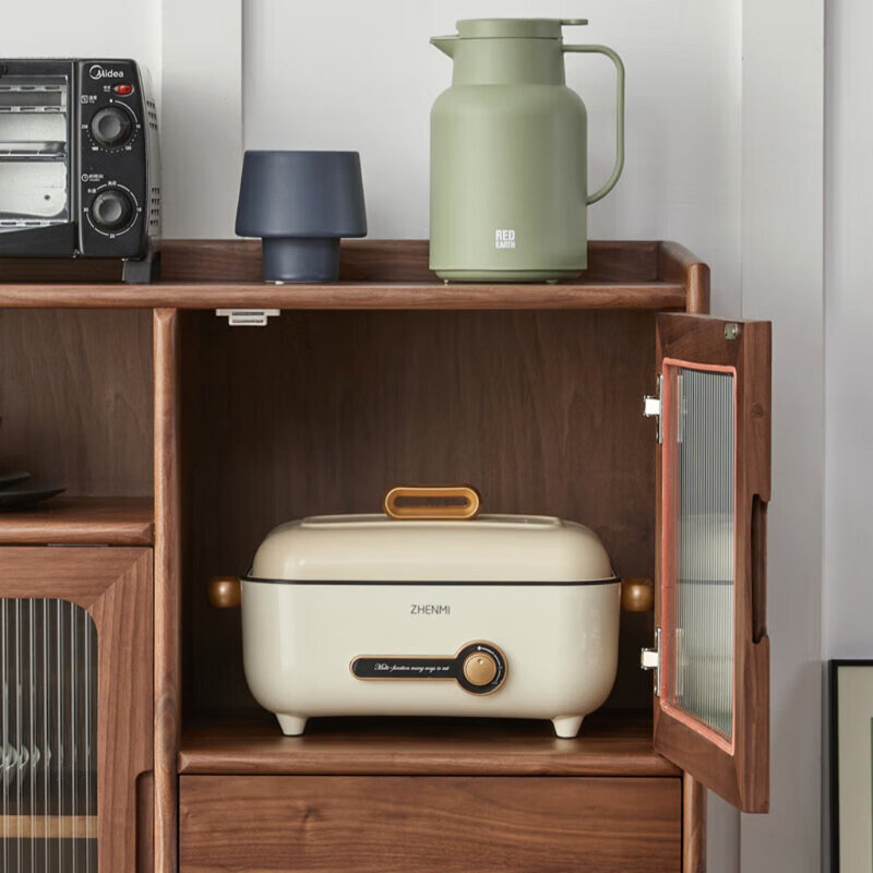 Simple And Retro Sideboard, 39.37" H x 31.5" W x 15.75" D