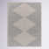 Tapis en polypropylène rayé bleu / crème Calliah