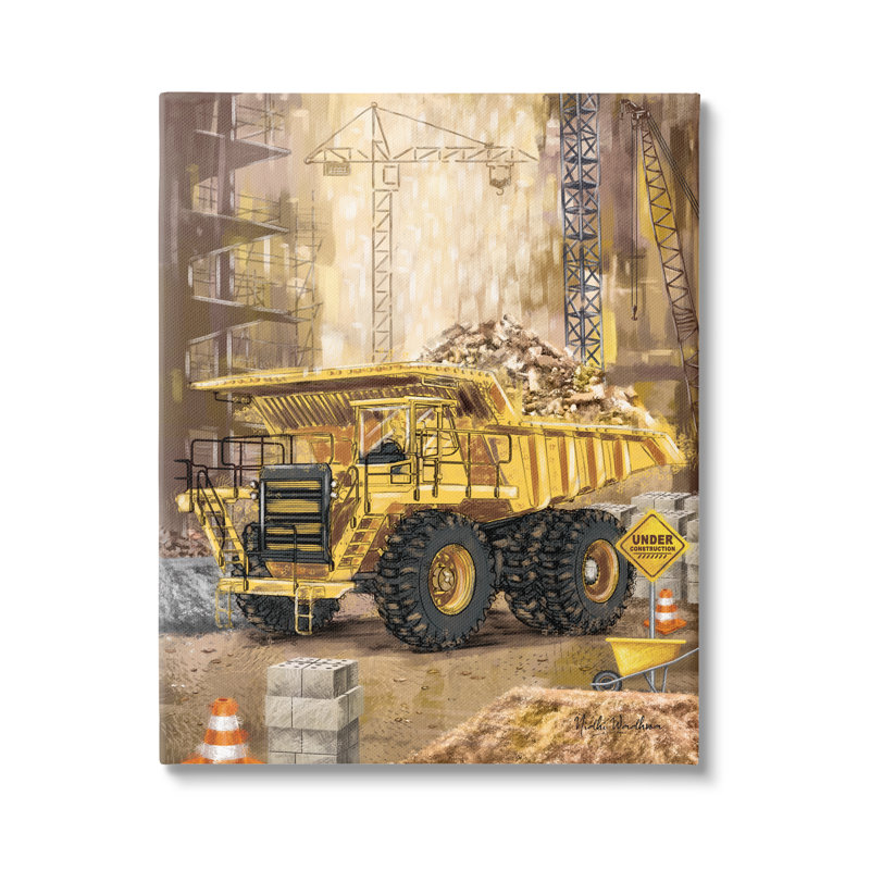 Chantier en construction, H 30 po x l 24 po x P 1,5 po
