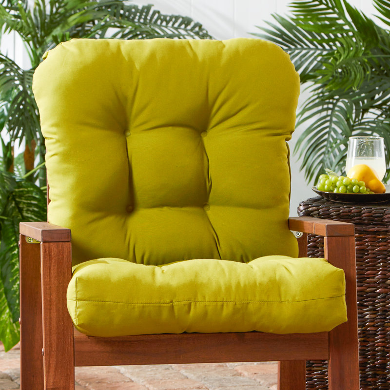 Coussin de chaise d'extérieur Lester, 1, H 21 po x l 21 po x P 21 po, Kiwi