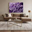 «Geometric Abstraction 34», art mural sur toile mauve-271328202