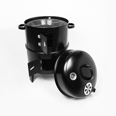 Cuiseur d'extérieur de style américain - barbecue savoureux sans gril de cuisson qui évite les vapeurs d'huile pour un barbecue plus sain