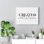 Created With A Purpose - Wrapped Canvas Print-1474470457